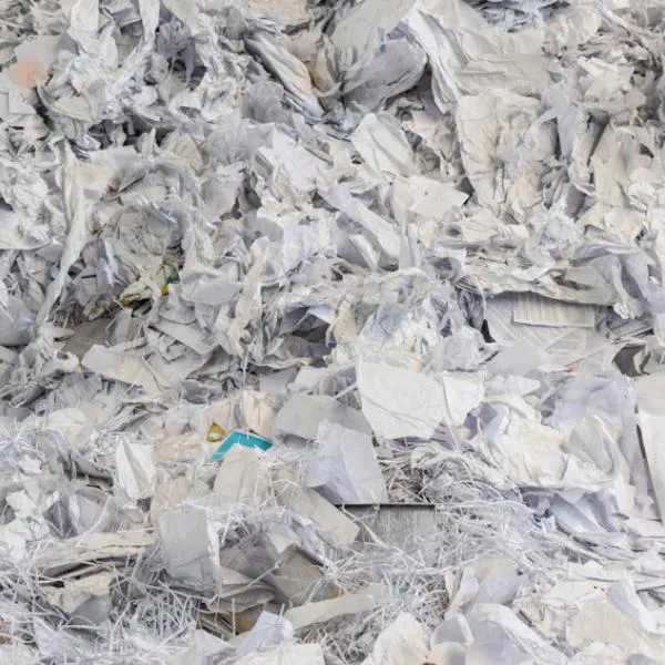 Hojas de papel para reciclaje
